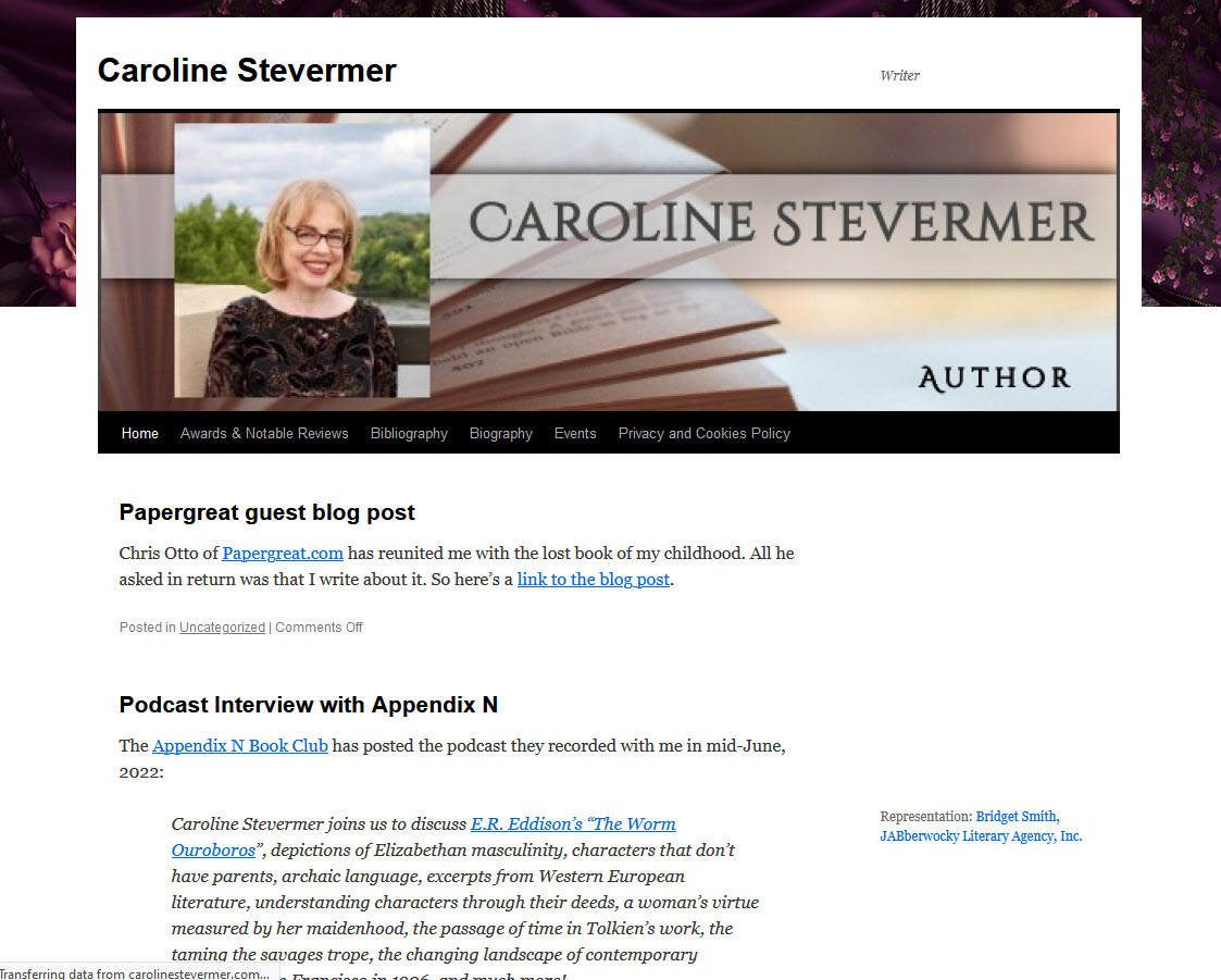 Caroline Stevermer page image